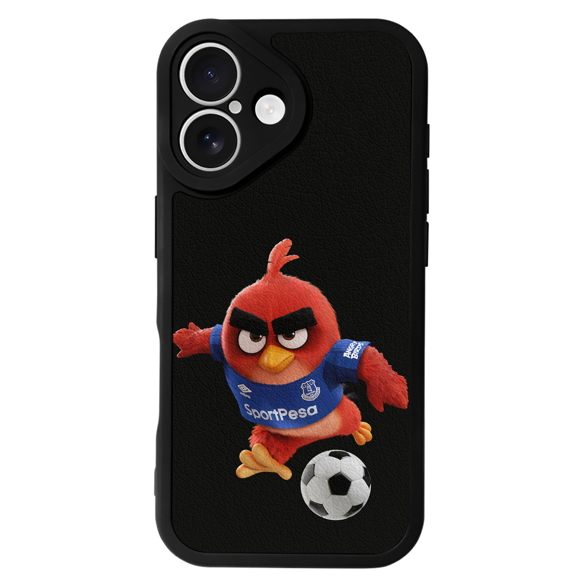 （画像用） Angry Birds アングリーバード 【iPhone 16シリーズ対応】シリコンスマホケース（レザー調） 材質：シリコン